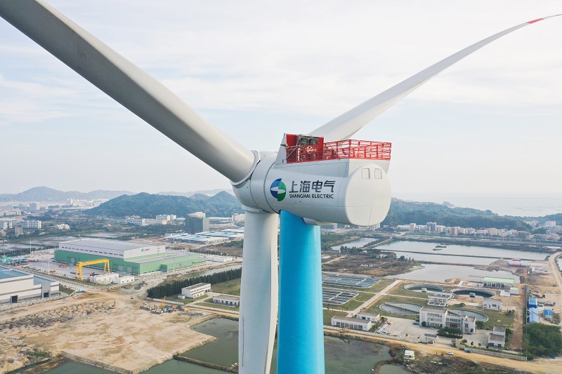 上海电气8mw海上风机拿下首单